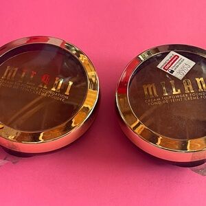 2 Milani cream to powder foundation caramel brown 292 conceal + perfect smooth